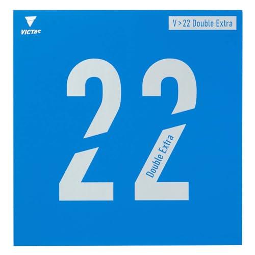 VICTAS Table Tennis Rubber V 22 Double Extra (Double Extra) Inverted Rubber Red (0040) MAX 200070