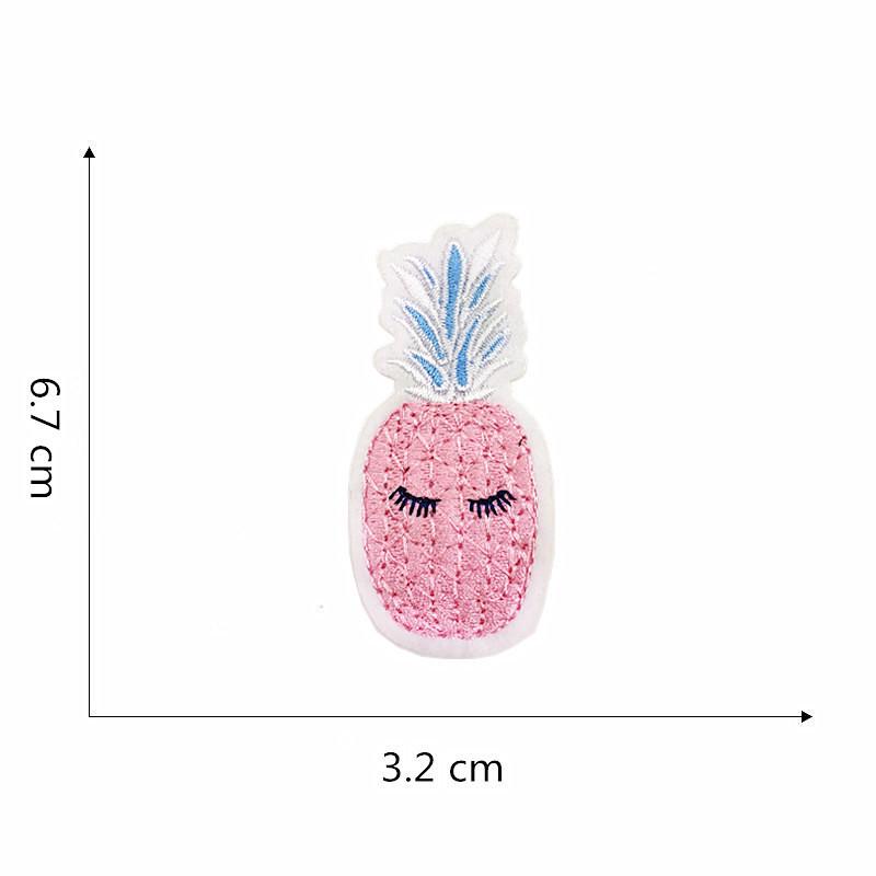 Vyšívaná látková nášivka: Kaktusové peří design pro opravu oblečení a kalhot