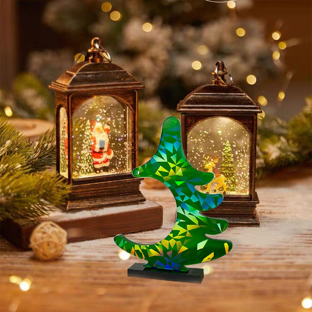 Holographic Tree Ornament Crafts Silicone Mold Jewelry Epoxy Casting Jewelry Tool Making Resin Diy Craft Home Decoration