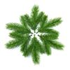 10/20pcs Artificial PE White Green Pine Plants Branches Wedding Home Party Decorations DIY Christmas Tree Handcraft Accessories