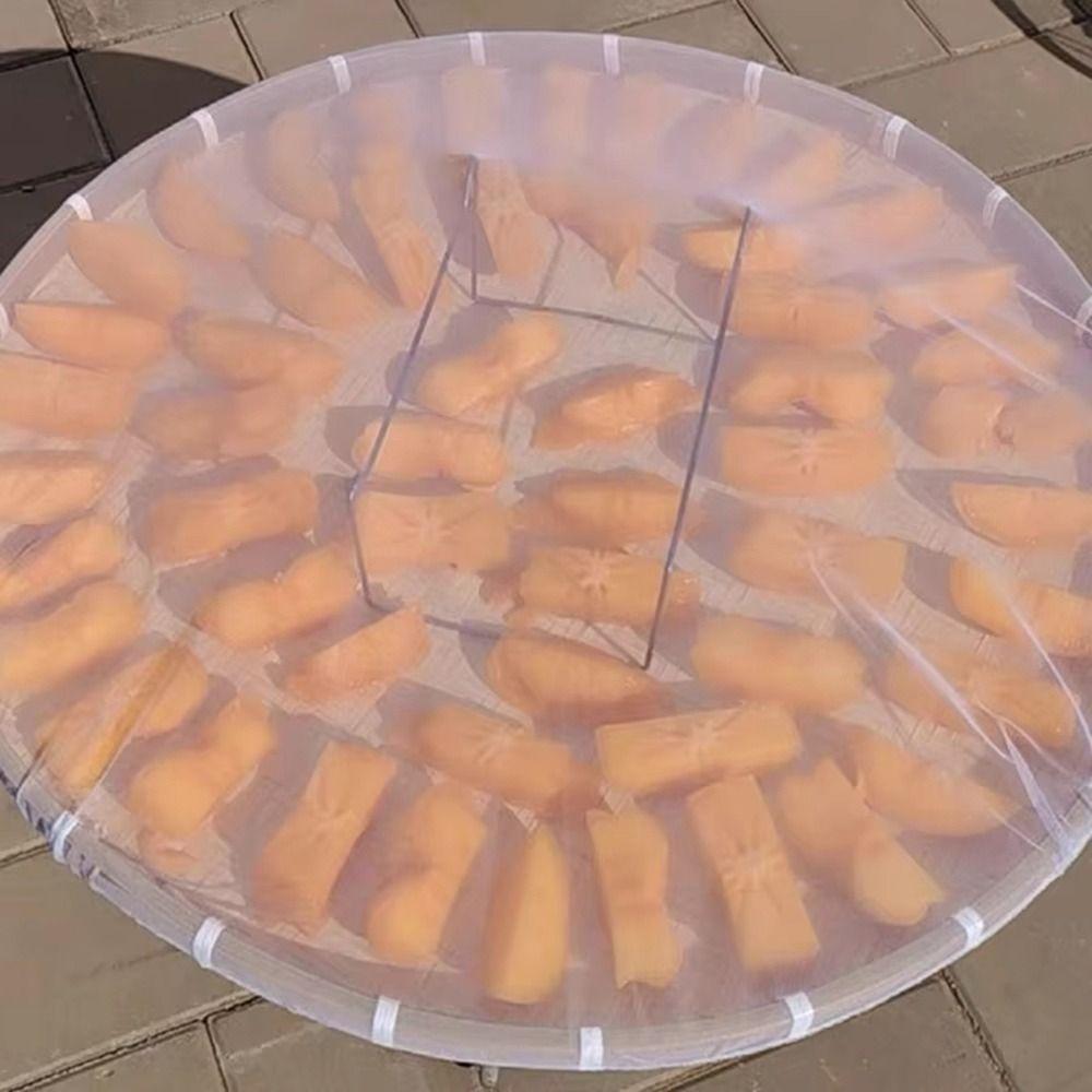 Copertura Pieghevole a Ventola Anti-mosche Insetti Polvere per Verdura Frutta Barili Cibo Barattoli Salsa