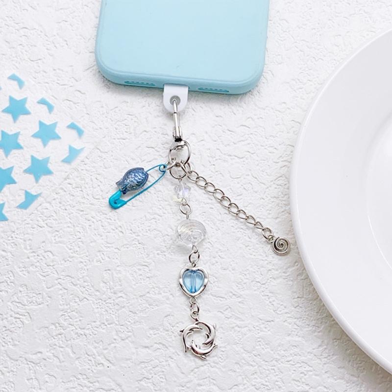 Modischer Perlen-Schlüsselanhänger-Charm mit Acryl-Anhänger Taschen-Schlüsselanhänger Schlüsselring Elegantes Damenmode-Accessoire