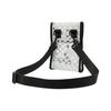 Vans Nylon Fabric Shoulder Bag Crossbody Bag Regular Women's Black/White Vans VN0A7Q2BBLK