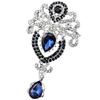 Brooch Exquisite Crown Design Luxury Fashion Diamante Brooch Pin for Holiday