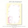 AGUGU23℃ Salt-Based M5 Sticky Paper, Non-Stick Korean- Planner, Diyins- M5 Planner Inner Page Message Sticky