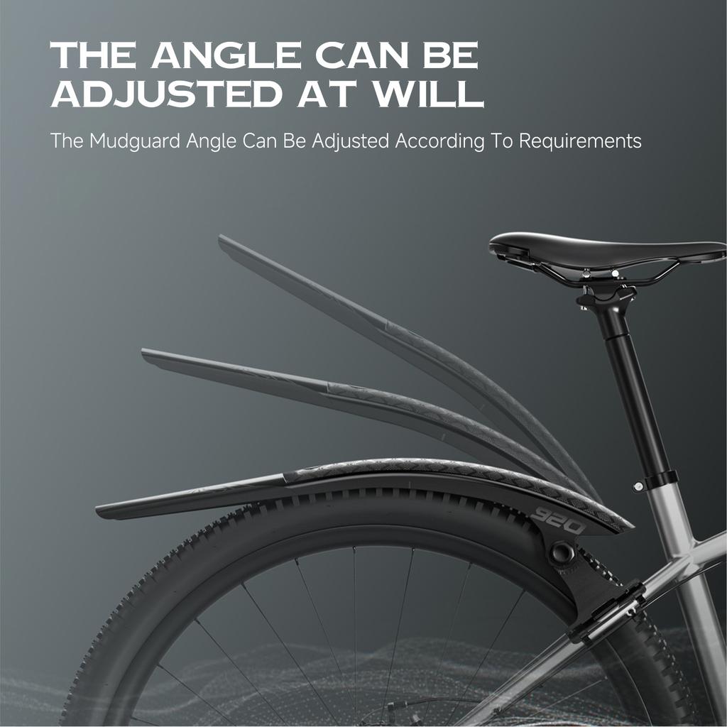 Mountain Bike Fenders for 26 27.5 29 Inch Tire Quick release Adjustable Long lasting Mudguards for Riding Single Pack