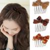 3pcs Elegant Bow Hair Clip Headband Hairpin Bun Comb Bangs Hair Accessory Mother's Day Back-to-School Easter Holiday Gift