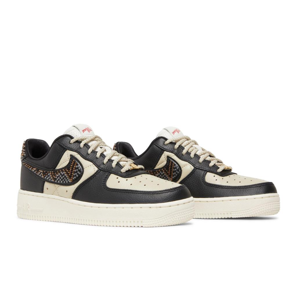 Nike Womens Air Force 1 SP 'The Sophia' (women's sizes) Black / Multi-Color / Sand / Sail Skateboard Shoes DV2957 001