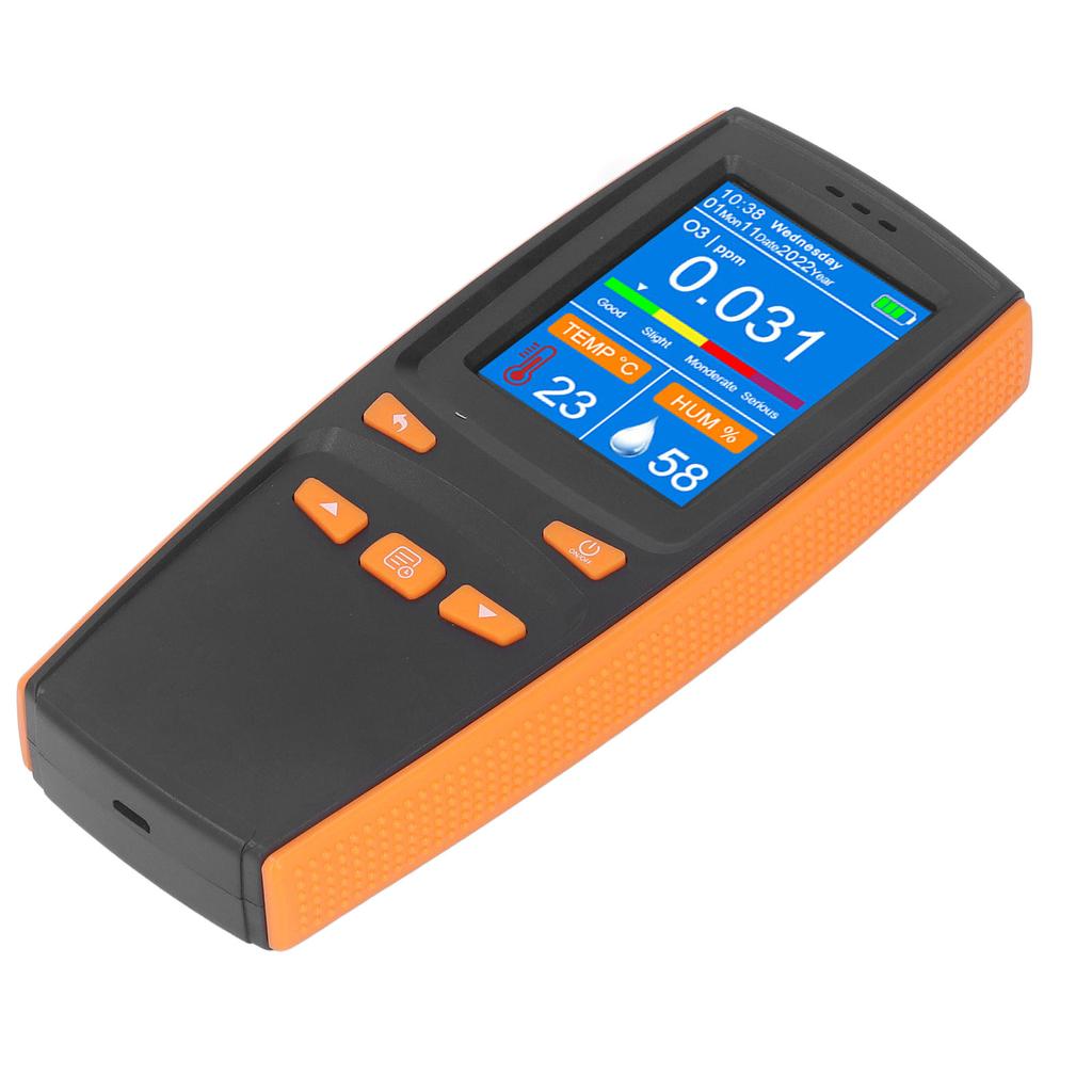 Ozone Meter Detector Handheld LCD Display 320 X 240 USB Charging Multifunctional Portable Ozone Analyzer