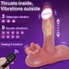 Europese Bestverkochte Manno Draak Vrouwen Stoelkussen met Multi-Frequentie Vibratie & Snelle Uitschuifbare Siliconen voor Waterdicht Plezier