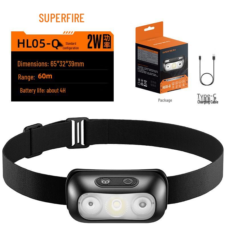 SupFire HL05-Q Smart Sensor Dual-Light Headlamp