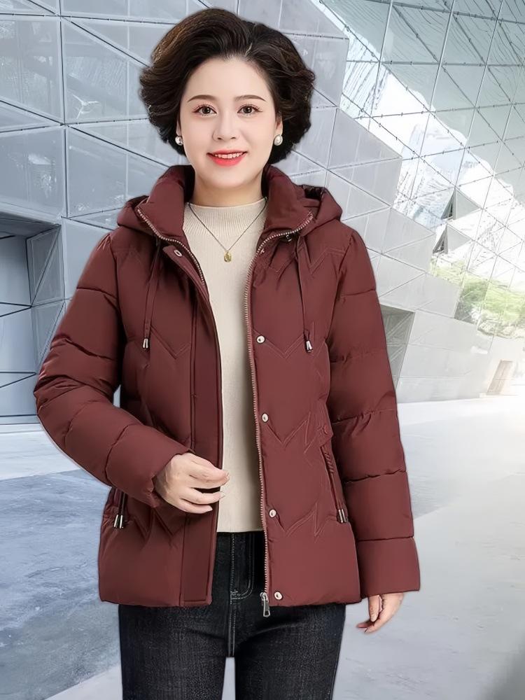 

Пуховая одежда для женщин коротких фасонов, утолщенная теплая хлопковая одежда, хлопковые куртки свободного большого размера при покупке. 6XL (165-90 kg)