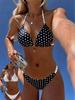 11 years of new split swimsuit women's European and American ins style bikini two-sided wear temu