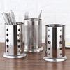 Stainless Steel Round Chopstick & Cutlery Holder