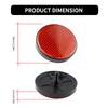 2PCS Bumper Reflector Light Shell without bulb for Toyota Highlander Sequoia Noah Fortuner Mitsubithi ASX OEM# 81910-89105
