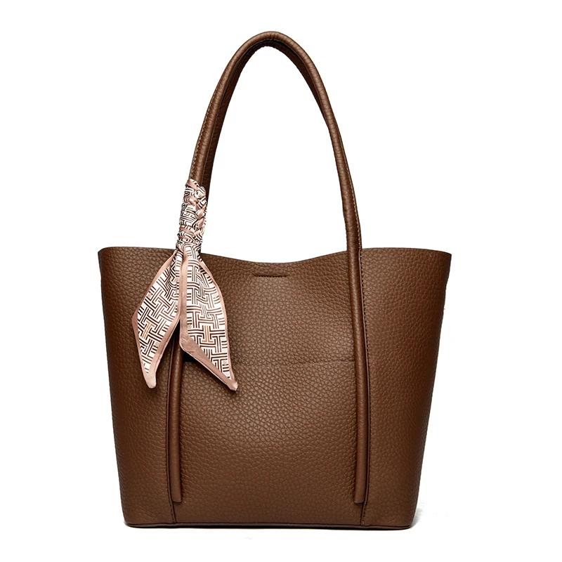 Borsa a Tote in Vera Pelle Morbida da Donna Borsa Grande Capacità Borse da Trasporto Borsa a Mano di Design Borsa a Spalla Vintage Borse da Pendolarismo di Marca