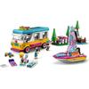 LEGO Friends Camping Car and Boat Set 41681 Toy for Girls 7 Years and Up Vehicle Playset