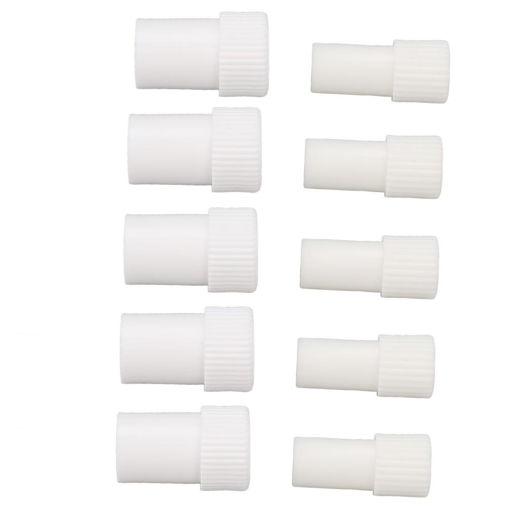 10 Pair Saliva Ejector Weak Strong Suction Converter Disposable White Oral Suction Ejector Adaptor for Oral Clinic