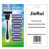 Stainless Seel 6-layer Shaver Blade Manual Shaver for Man 1 Blade Holder 6 Blade Head