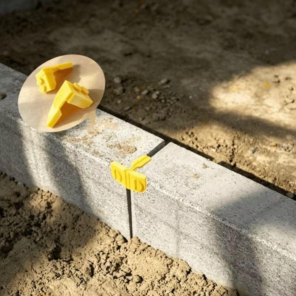 Yellow Brick Line Anchor Reusable Masonry Tool Line Angle Bracket Construction