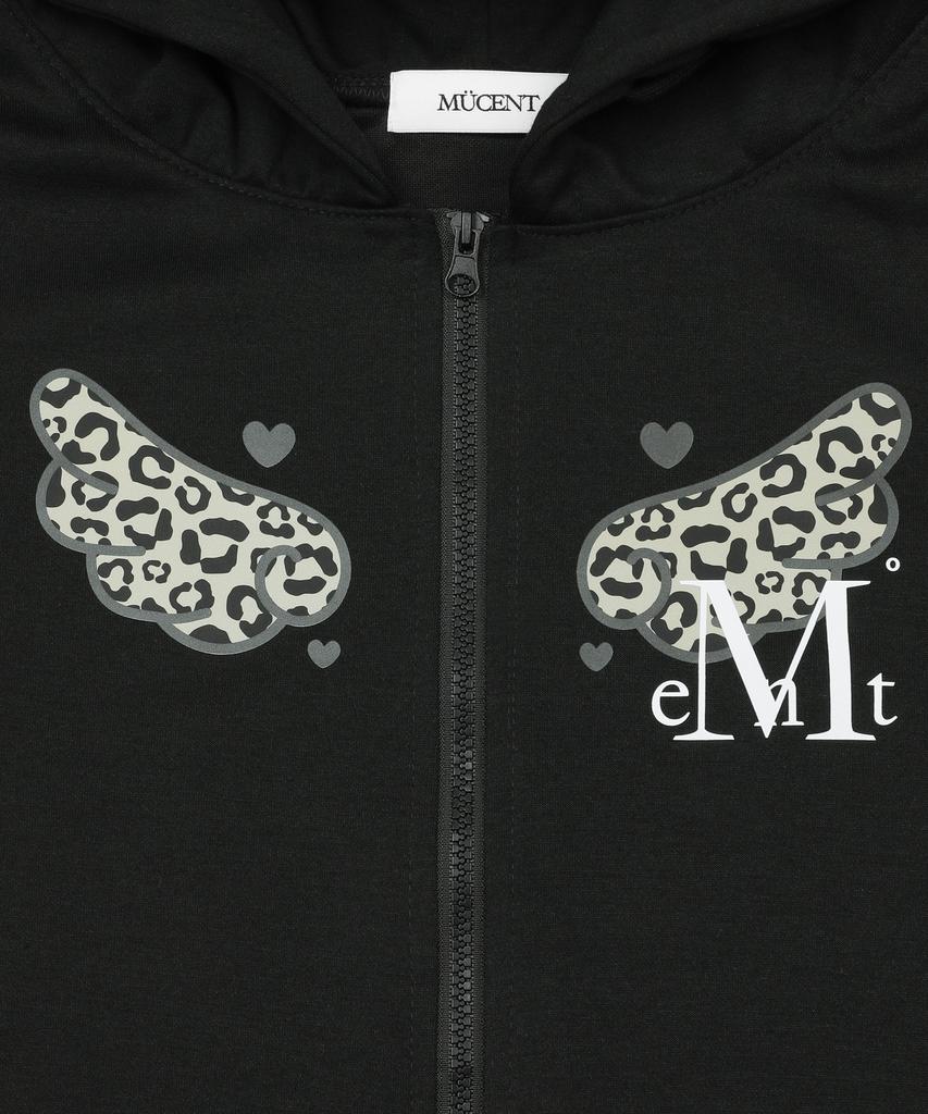 Mucent Sar Leopard Angel Hoodie Zip-Up Unisex (2 Colors)