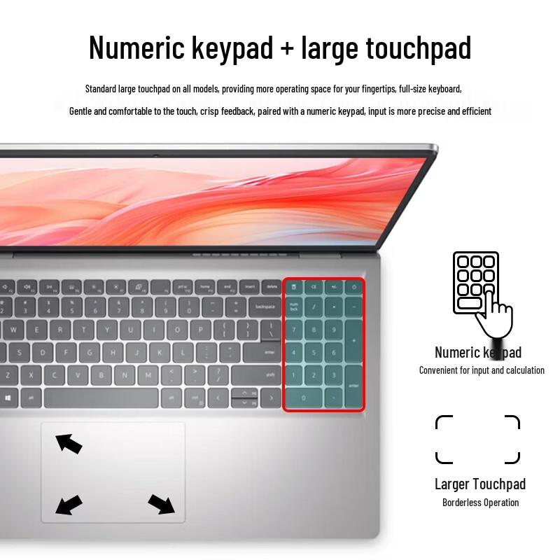 Dell Inspiron 15 Pro 15.6" Laptop, Core I7, 16GB RAM, 1TB SSD, 120Hz FHD (CN Version)