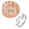 Graceful Angel Wing Shaped Rings With Flexible Sizing Option Crafted From Copper For Long Time Beauty