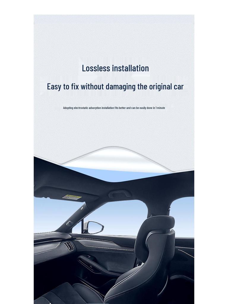 BYD Seal Tang Han Suede Heat Insulation Sunroof Shade