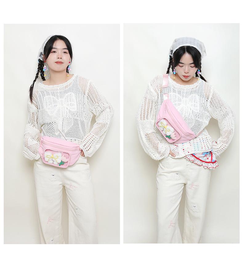 2025 Spring/Summer Transparent Lightweight Nylon Unisex Chest Bag & Waist Bag