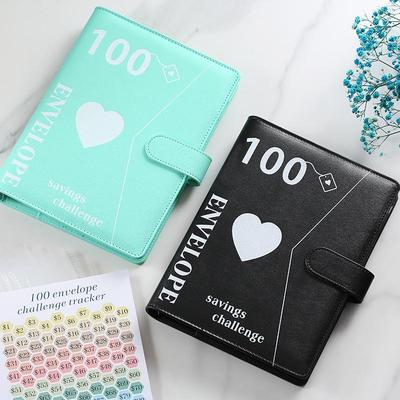 A5 Couple's 100-Day Cash Budget Notebook with Loose-Leaf Design
