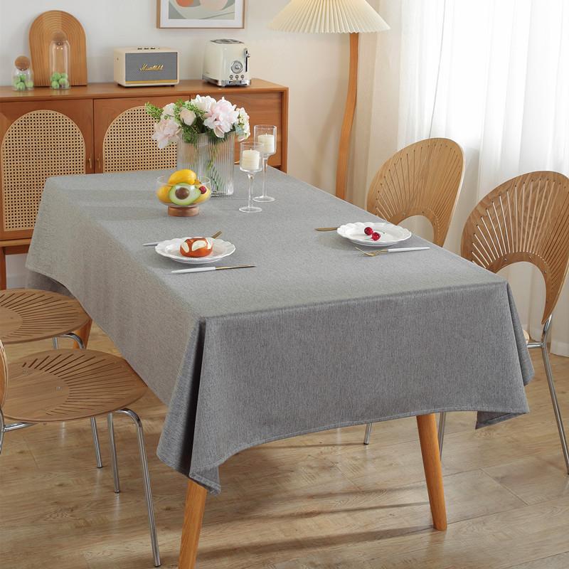 Modern Simple Polyester Vegan Style Rectangular Tablecloth Coffee Table Tablecloth Dining Table Cloth Anti-Splashing Water