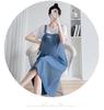 2023 Fashionable Loose Cotton Maternity Spliced Overalls Dress