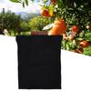 Collapsible Foraging Bag Leather Trim Outdoor Pouch Bag Portable Foraging Pouch  Mushroom Foraging