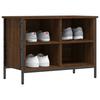 VidaXL Armoire à chaussures chêne marron 69x35x50 cm bois d'ingénierie 831837