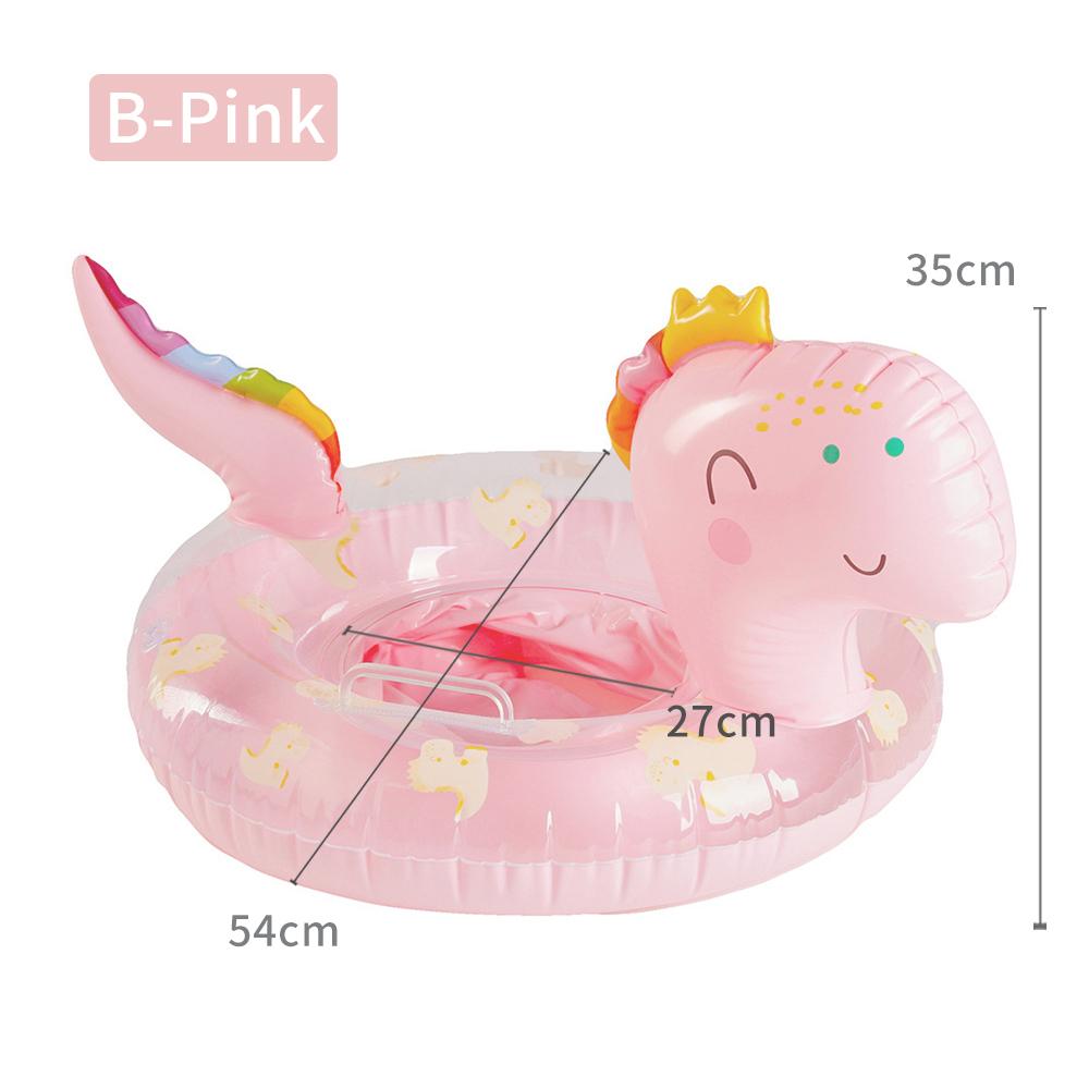 Baby learns to swim inflatable seat with handle and interactive swimming ring with water gun