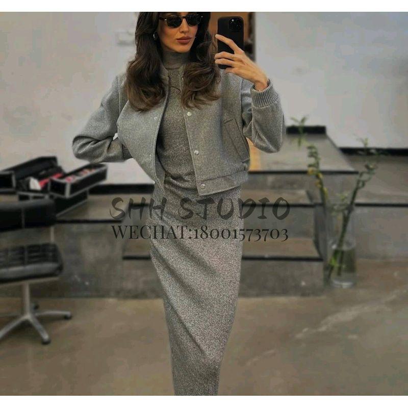 Spring Fashion Style Casual Easiest for Match round Neck Long Sleeves Short Soft Pilot Jacket Outwear 3046272