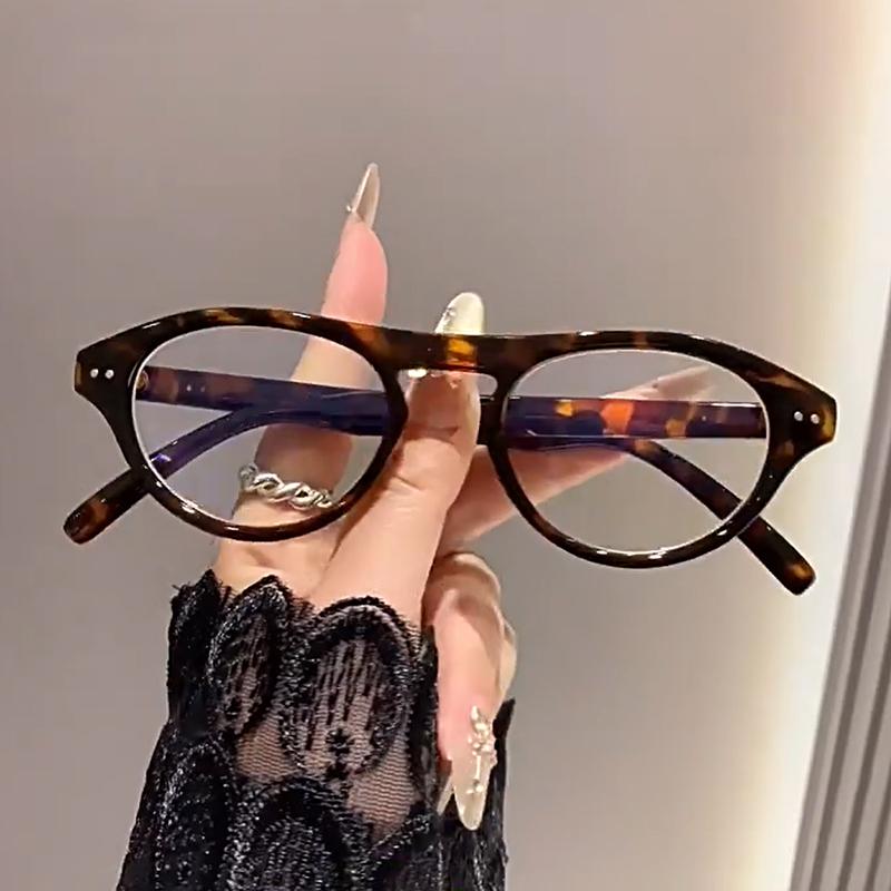 New Vintage Transparent Glasses Frame Round Eyewear for Women Men Luxury Brand Small Oculos De Sol Unisex