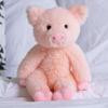Soft Pink Fur Pig Stuffed Animal Plush Toy with 100 Recycled Stuffing Cute and Cuddly Farm Oinks Designed in USA