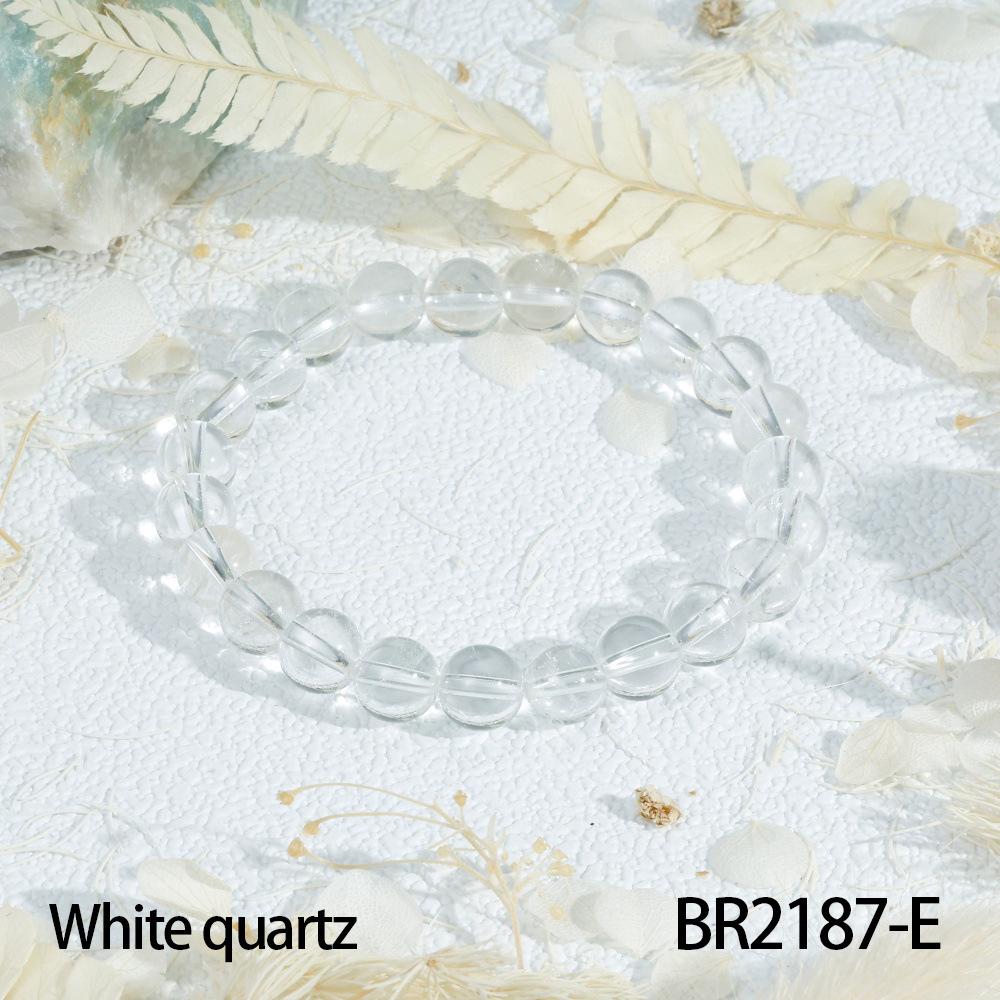 Unisex Retro Minimalist High-Transparency Crystal Bracelet, Stackable & Versatile Hand Accessory
