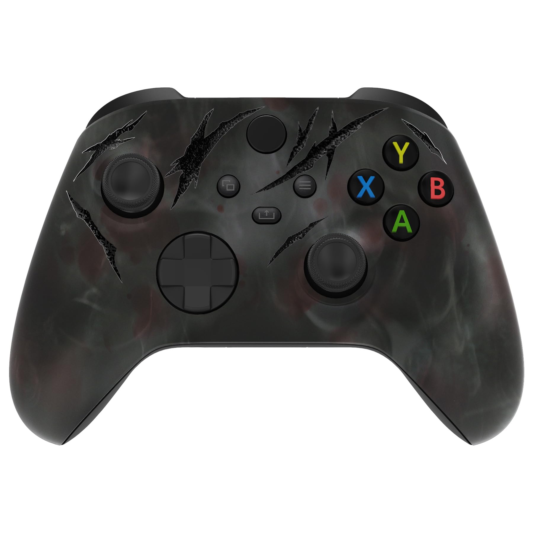 

custom front housing shell for Xbox Series featuring a patterned Xbox Core cover faceplate not in the eXtremeRate s X/S, soft-touch (controller