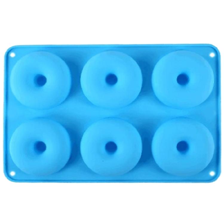 Nonstick Doughnuts Pans 6 Cavity Dessert Cake Silicone Molds Kitchen Baking Biscuits Molds Muffins Cupcakes Making Tray