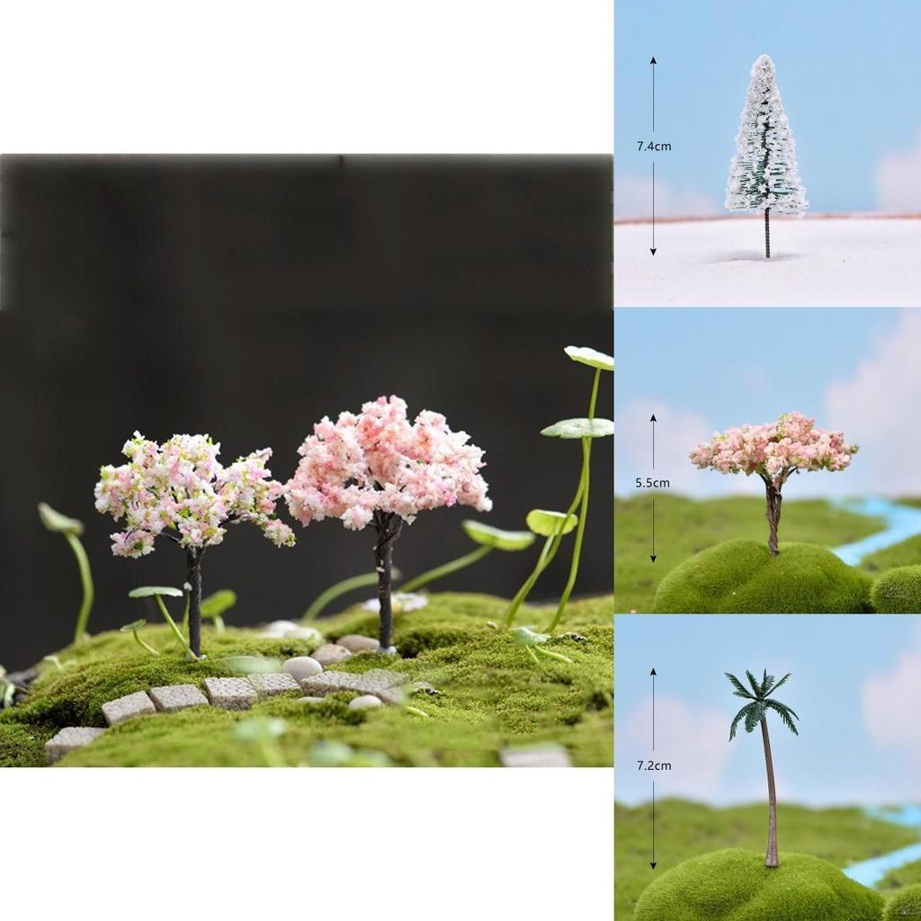 Exquisite Mini Tree Decoration Ornament For Enchanting Micro Landscape Crafts