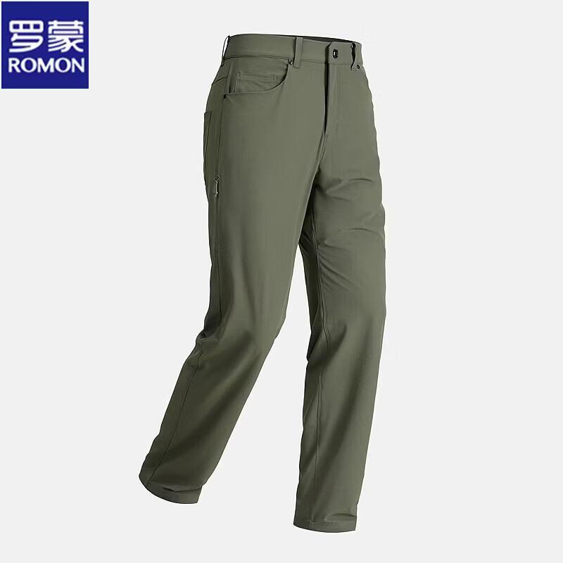 ROMON Men s Straight-Leg Summer Casual Pants 2XL