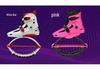 Kids' and Adults' Indoor Bouncing Shoes - Elastic Spring Boots for Fitness and Fun