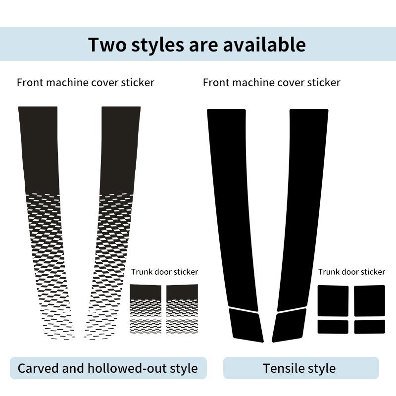 Car Engine Hood Vinyl Trunk Decal Stickers For Mini Cooper F56 F60 F55 F54 R56 R60 F65 F66 U25 J01 Countryman Car Accessories
