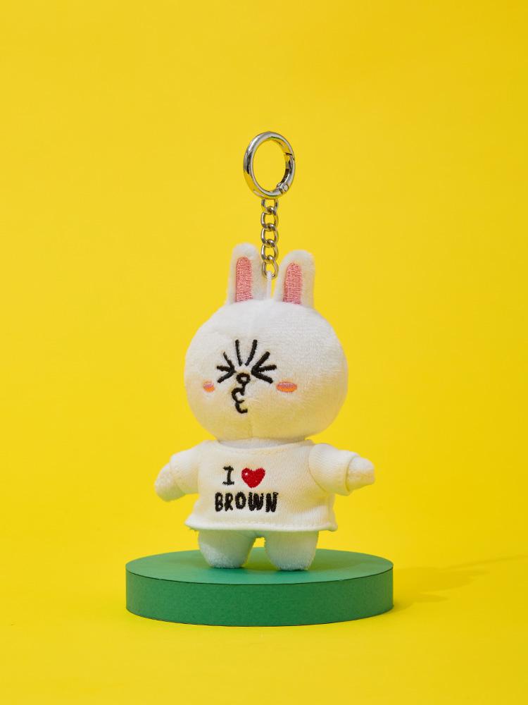 Line Friends Cony Original Plush Keyring