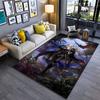 Vampire Warrior Gothic Art Suitable As a Non-slip Mat for the Living Room or Bedroom Sofa