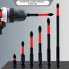 Magnetic Anti-Slip Cross Drill Bits Carbon Steel Strong Long Magnetic Cross Head Bits Suitable for Cordless Screwdriver