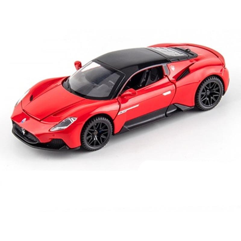 

1/32 Maserati MC20 Cabrio Alloy Sports Car Model Diecast Metal Simulation Toy Model Collection Sound and Light Kids Toys Gift красный