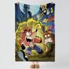 game C-Crash Bandicoot-T Throw Thick Comfort Flannel Quilt, Multi-scene Use Indoor Outdoor Daily Nap
